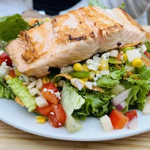 Cobb Salad (Grilled Salmon)