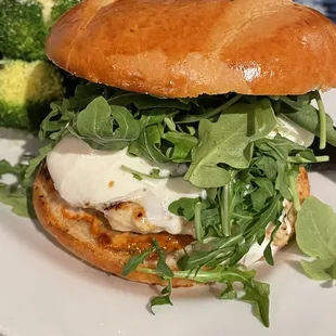 Caprese chicken sandwich