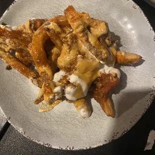 This is just a small amount of the chili cheese fries that are on the menu (I shared an order with other family members)