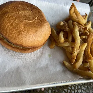 Mushrooms and Swiss Burger