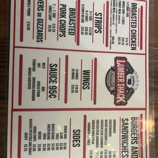 menu, sushi and sashimi