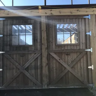 Front entrance to patio