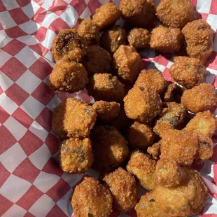 Fried okra