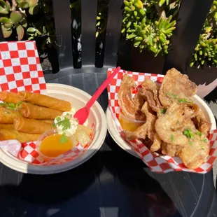 Shrimp Truck and Pork Belly Chips