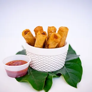 Your choice of Pork, Chicken, or Veggie Lumpia.