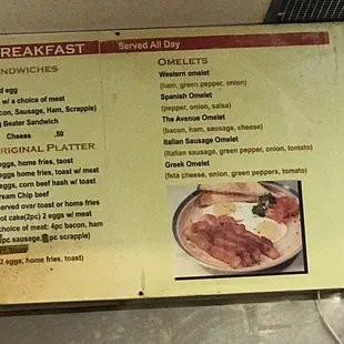 Breakfast Menu