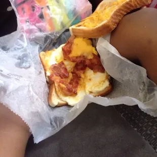 We all don&apos;t eat our sandwiches the same  thanks Lunch Box for not skimping on the bacon!