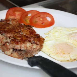 Corned Beef Hash and 2 Eggs