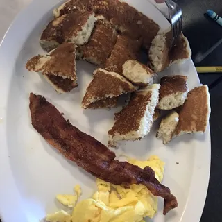 1. Kids Pancake, Meat and 1 Egg