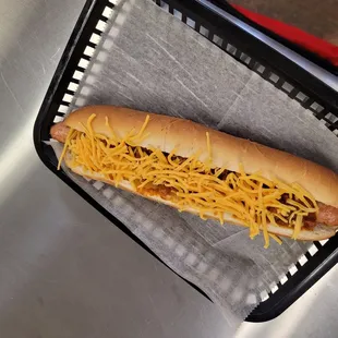 Footlong with sauce and Cheese