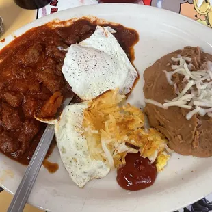 Red Chile breakfast plate