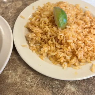 My caldo comes with rice