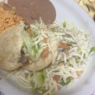 Shredded beef Gorditas