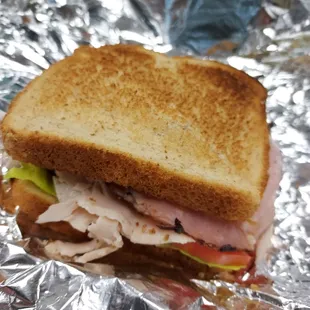 Club sandwich delivered.