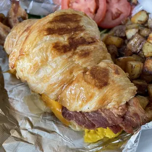 Breakfast Croissant Sandwich