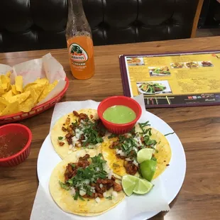 Al Pastor street tacos.