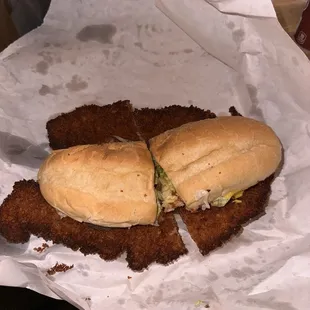 The Giant Tenderloin Sandwich
