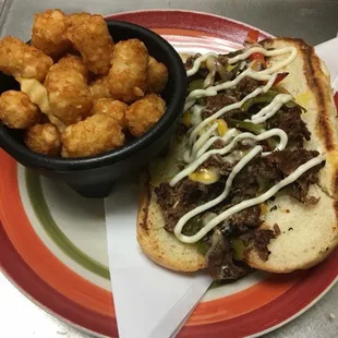 Philly&apos;s with Tots or Fries