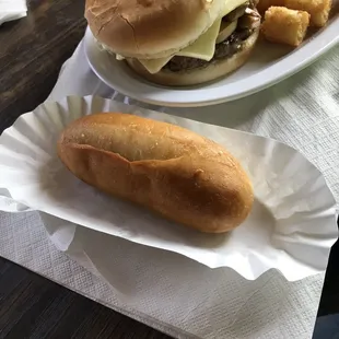 The fried roll. Get it even if it&apos;s empty!