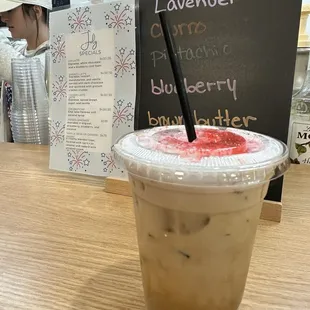 Fourth of July latte