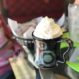Hot Carmel apple cider