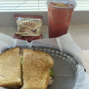 Fresh Brewed Tea California Club Sandwich