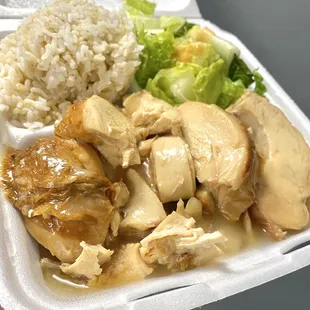 Roast Chicken with Stuffing.  The Lunch Spot never disappoints.