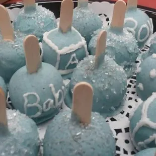 baby shower pops....