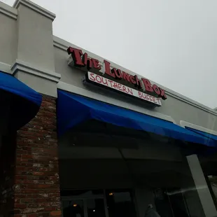 the front of the restaurant