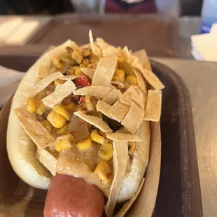 Queso Fundido Hot Dog