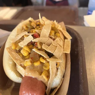 Queso Fundido Hot Dog