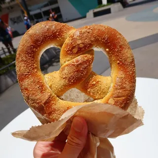 Cream Cheese Warm Stuffed Pretzel