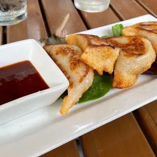 The Bob is one of my favorites.  Duck stuffed pot stickers with and amazing korean BBQ sauce.