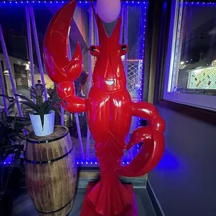 Lobster statue