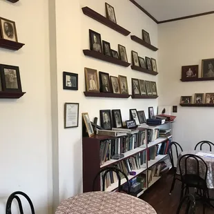 The history area, all the info on the building and the families that owned it can be found here.