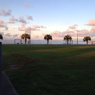 The bay in front of hotel