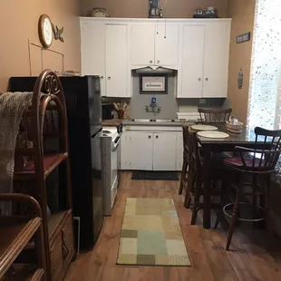 Suite 107. Full kitchen! So homey!