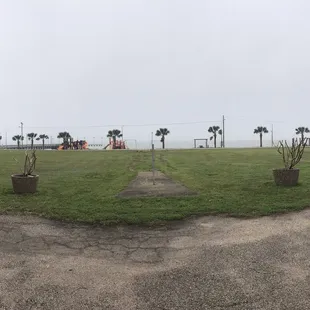 View from the rockers. Playgrounds right in front!