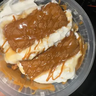 banana pudding with cookie butter