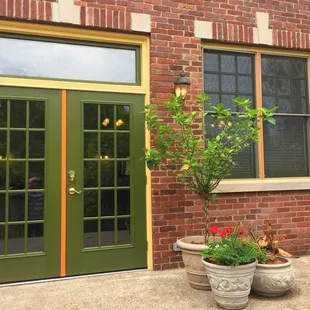 New back door, April 2018.