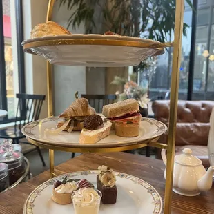 Afternoon tea plate
