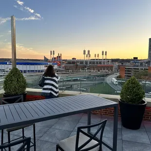 View from the rooftop bar