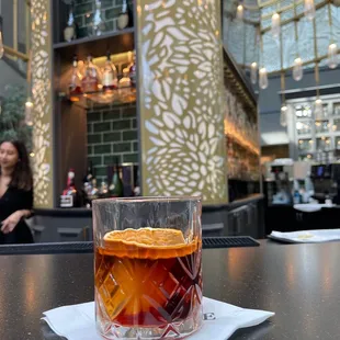 Excellent smoked Manhattan.