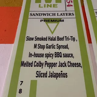 The M Line Sandwich