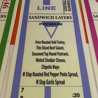 The T Line Sandwich