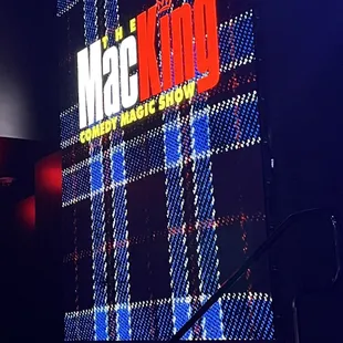 a large screen