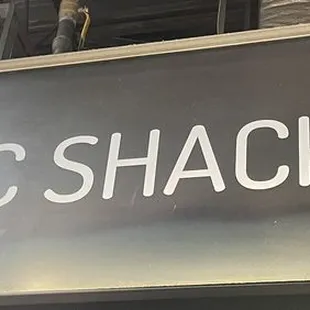 a sign for mac shack