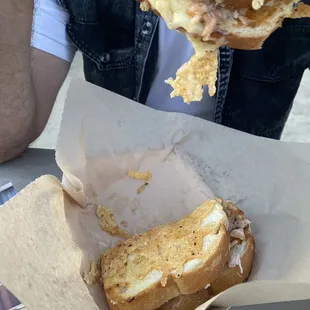 Lobster grilled cheese