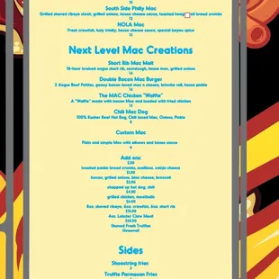 MacDaddy Menu