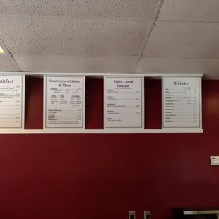 menus